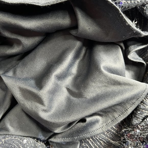 📌Morgan & Co. Eyecatcher Blue Sequin Halter Neckline Prom - Ball - Party Gown - Picture 13 of 16